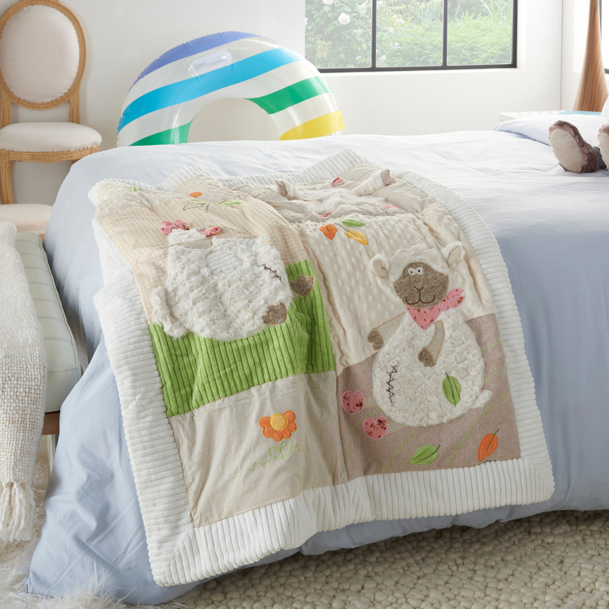 Plush Lines N7199 Multicolor 36" x 48" Plush Animals