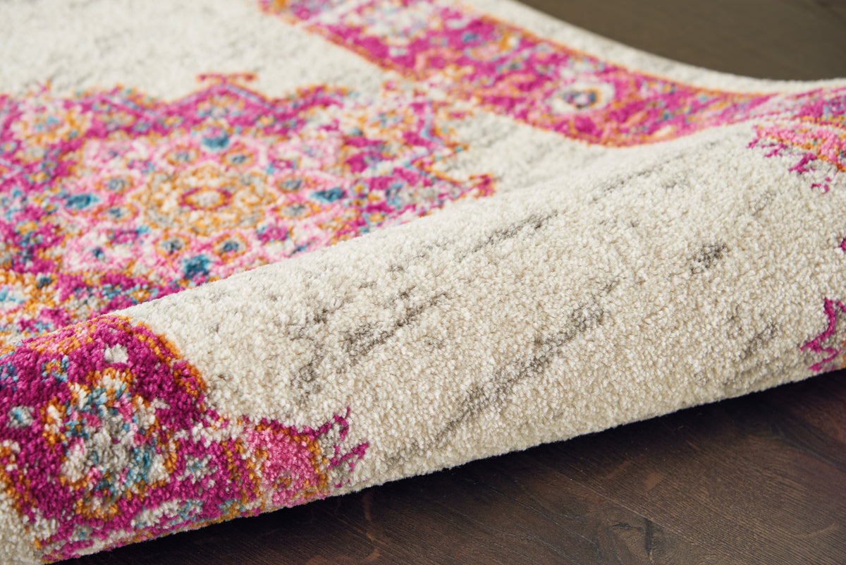 Passion PSN03 Ivory/Fuchsia Rug