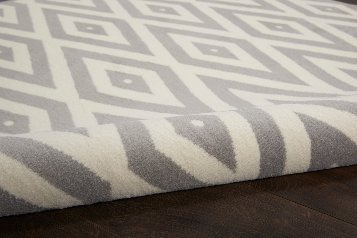 Grafix GRF18 White Grey Rug