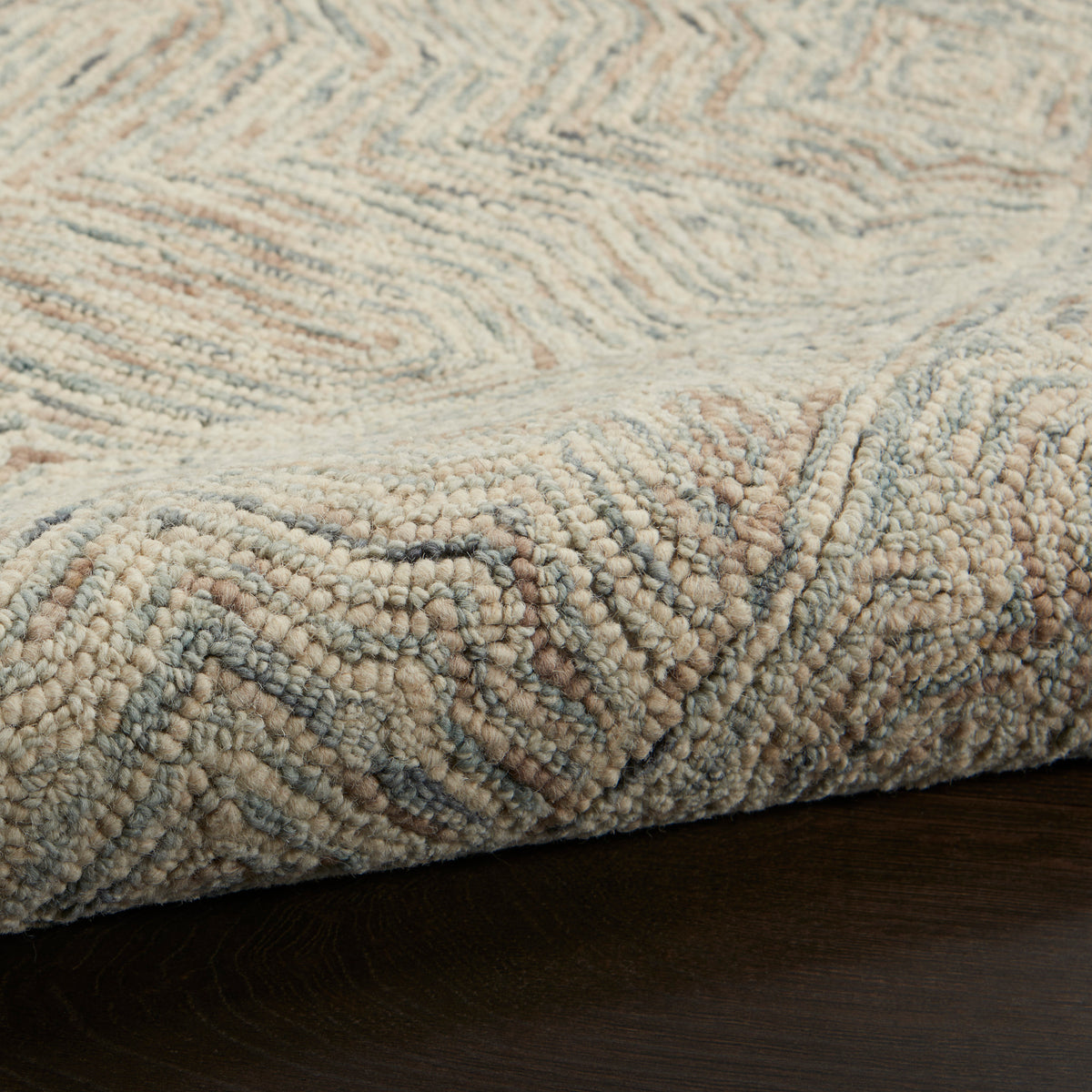 Interlock ITL03 Blue Ivory Rug