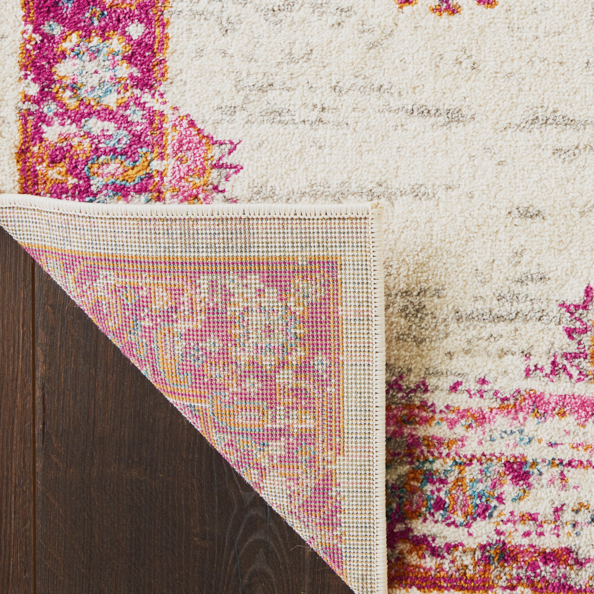 Passion PSN03 Ivory/Fuchsia Rug