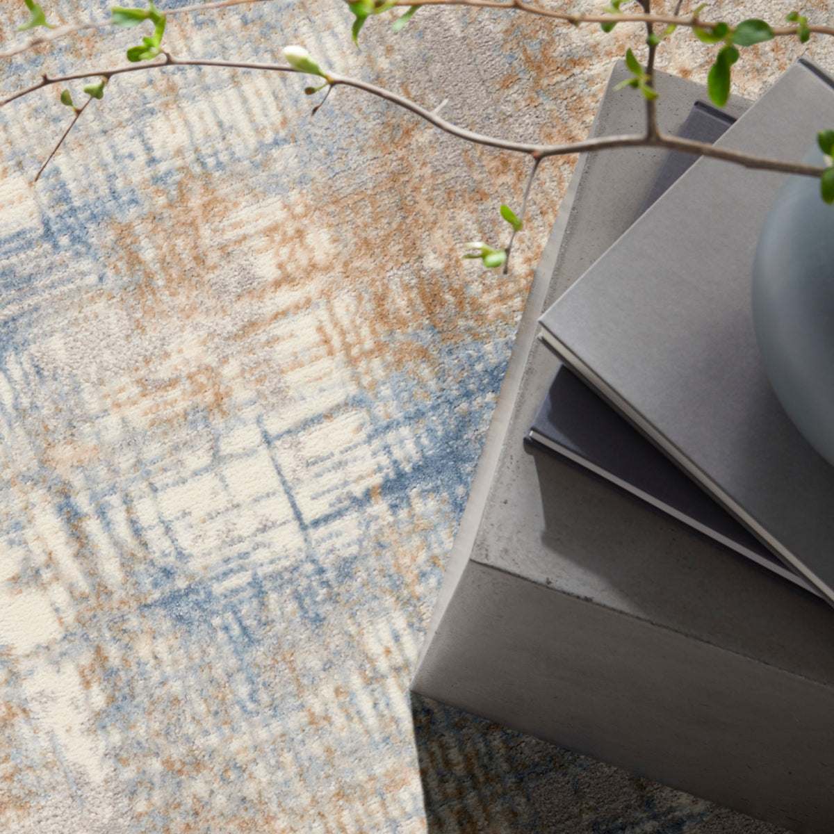 CK950 Rush CK951 Blue Beige Rug