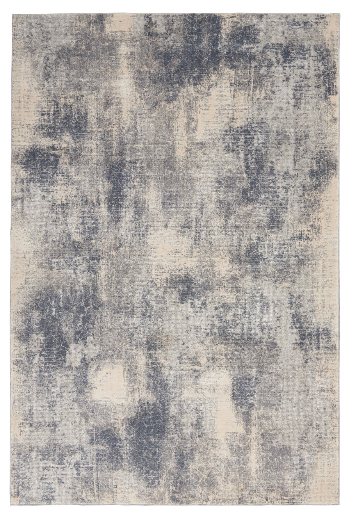 Rustic Textures RUS02 Blue Ivory Rug