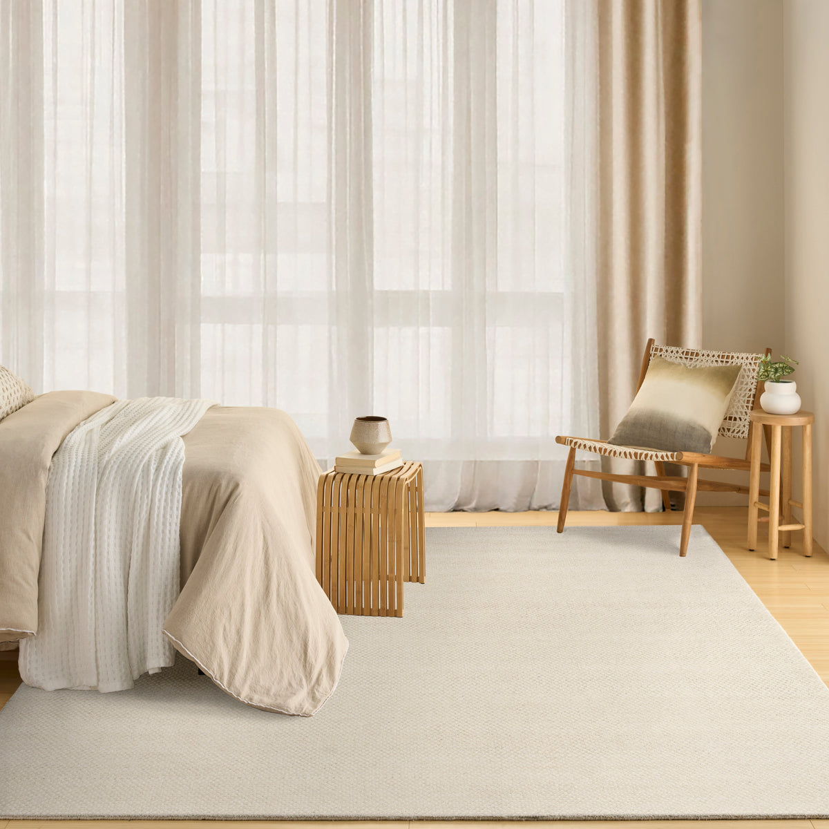 Pure Rows ROW01 Ivory Rug