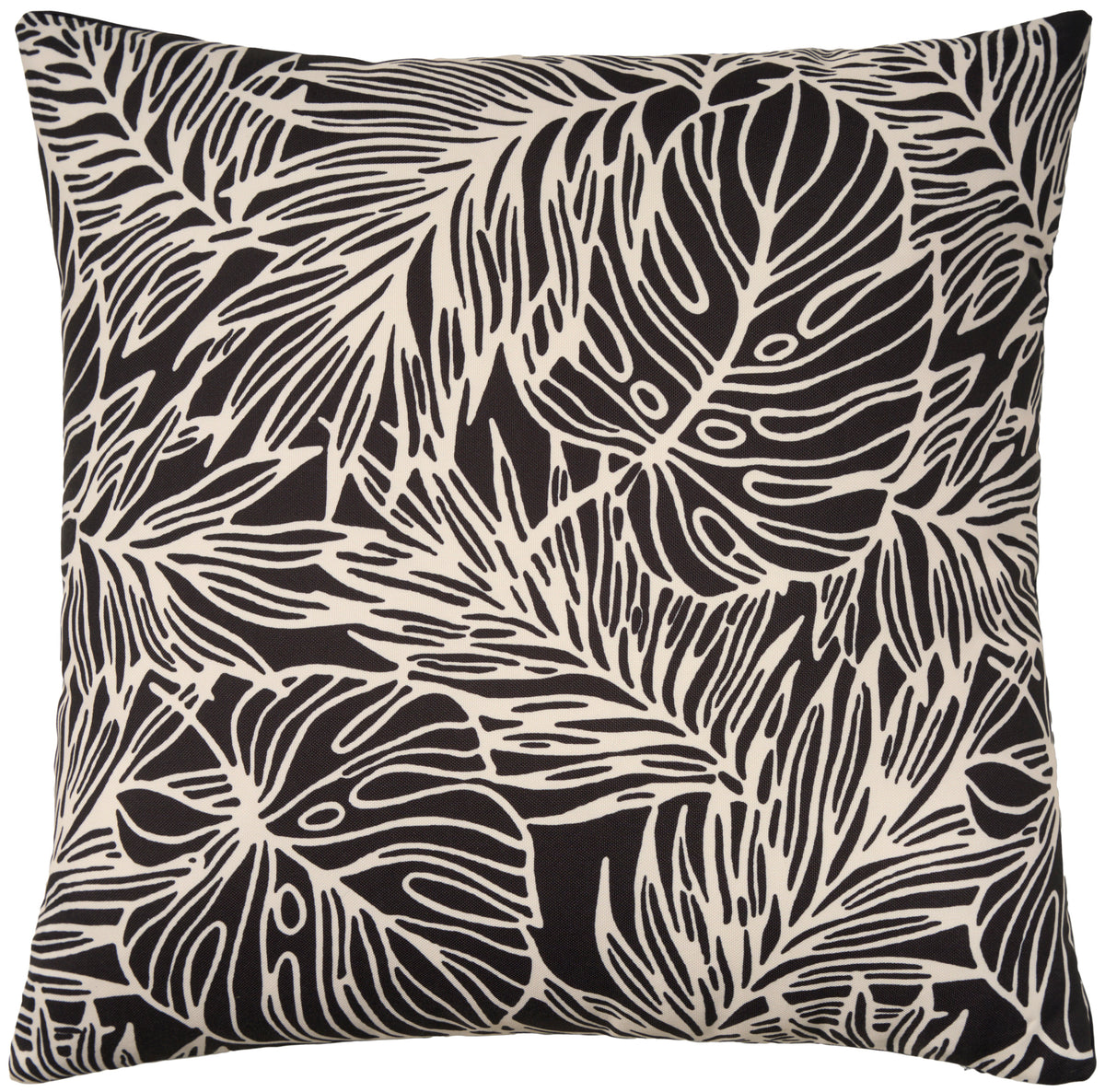 Outdoor Pillows VJ244 Black 18" x 18" Throw Pillows