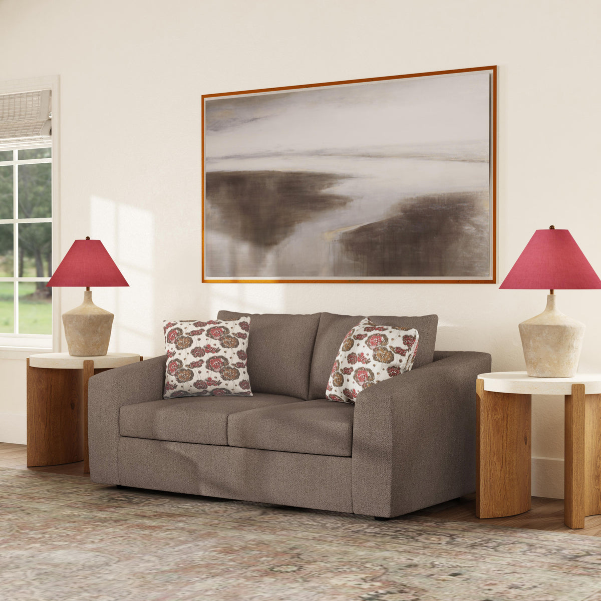 Chevy Fabric Loveseat