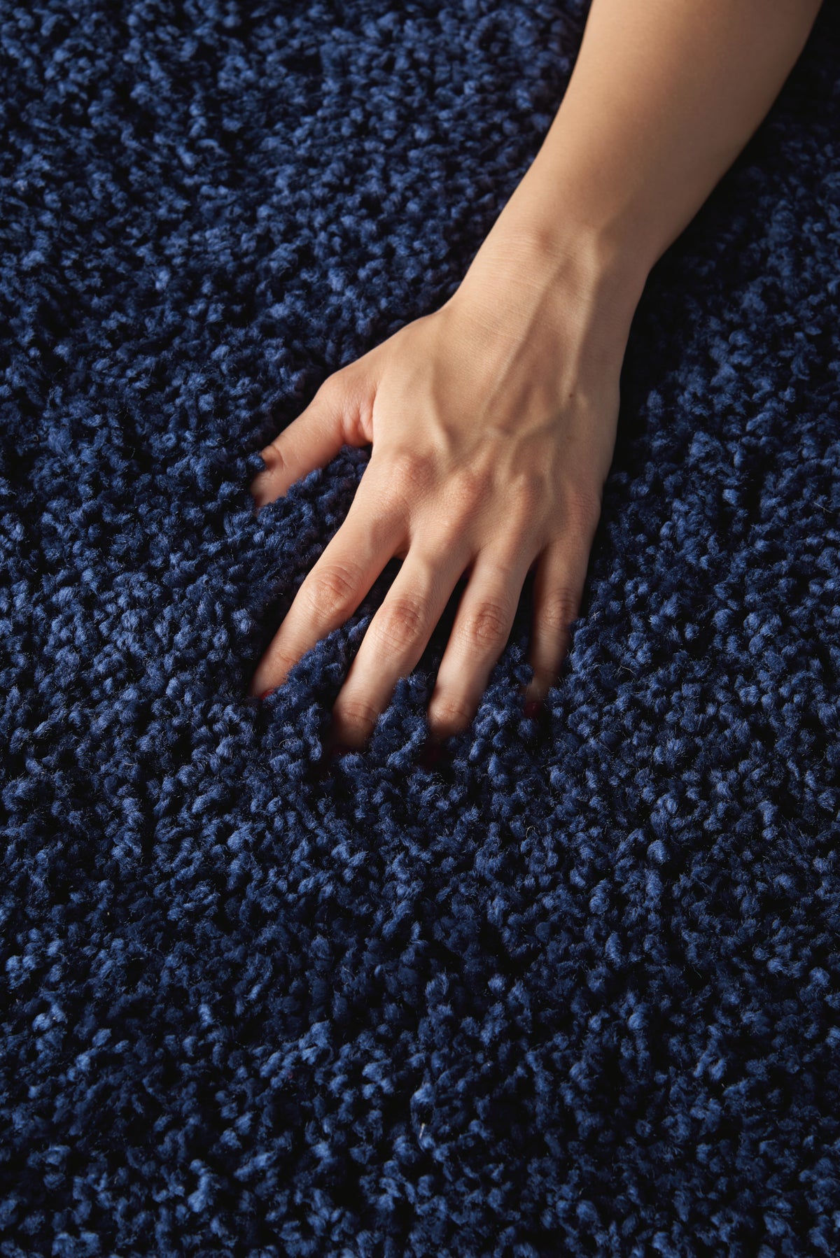 Malibu Shag MSG01 Navy Rug
