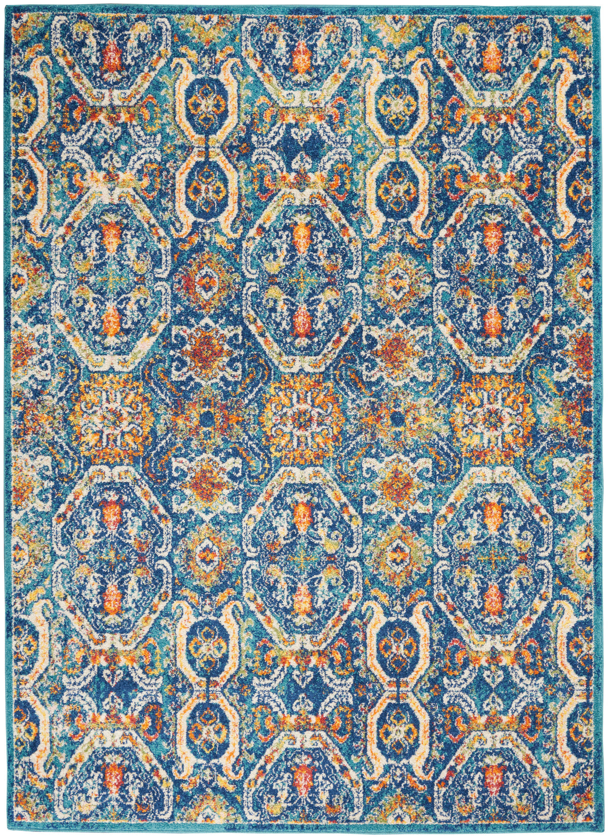 Allur ALR05 Blue Multicolor Rug