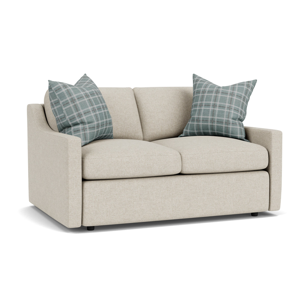 Sky Fabric Loveseat 58" W