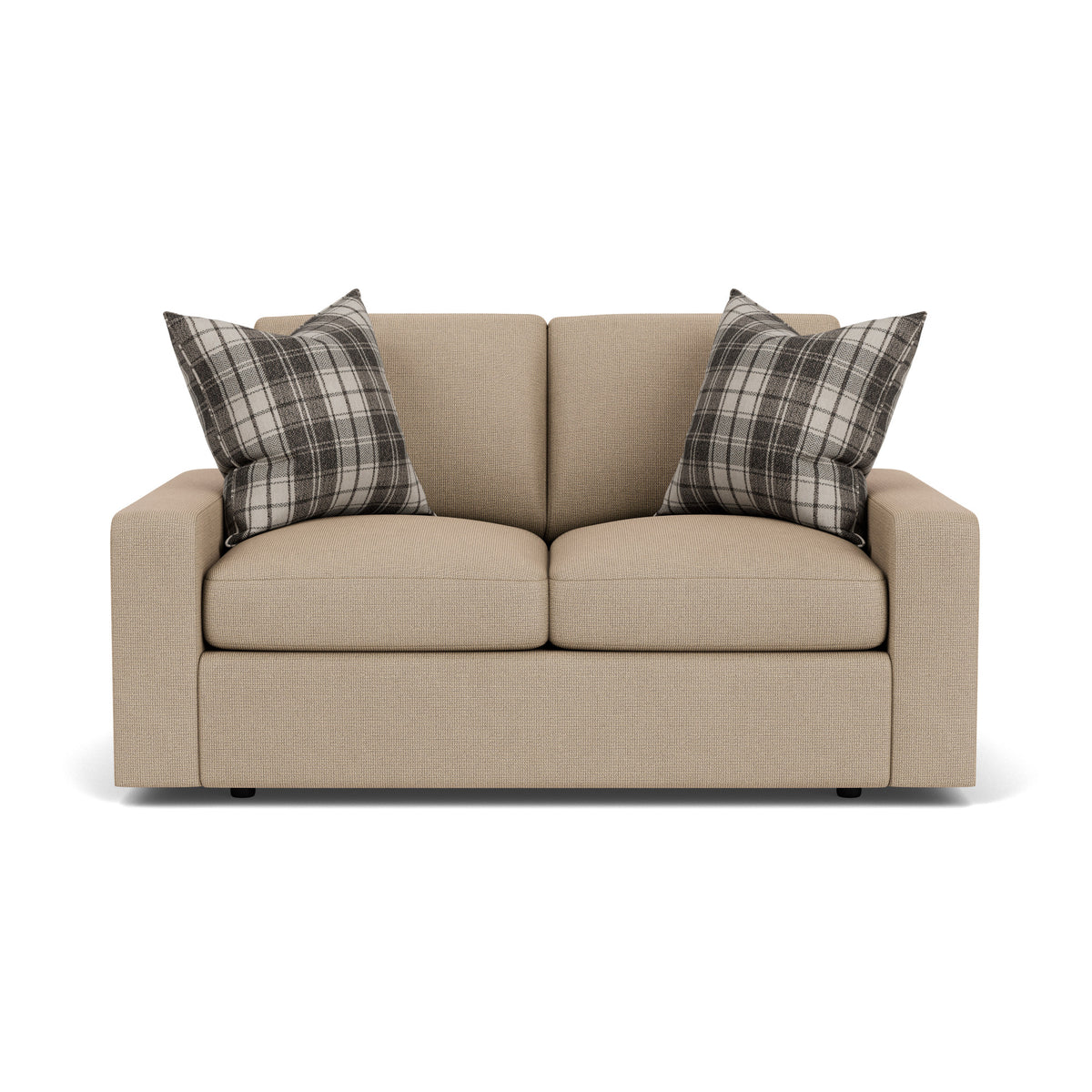 Sky Fabric Loveseat 64" W