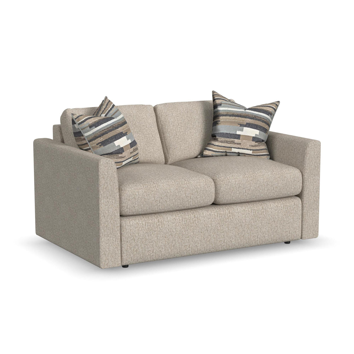 Sky Fabric Loveseat 62" W
