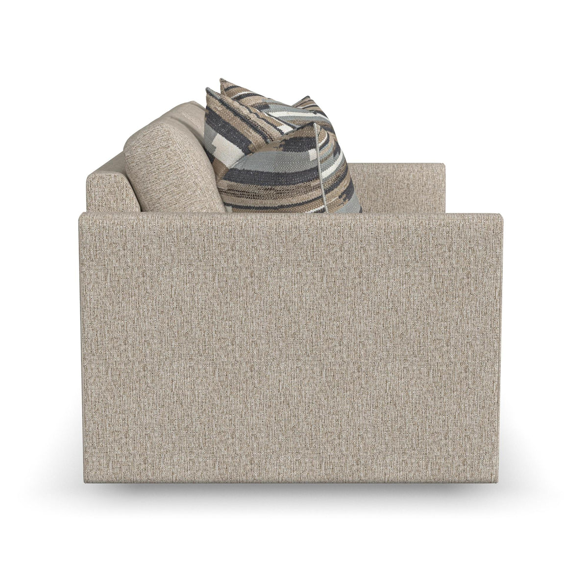 Sky Fabric Loveseat 62" W
