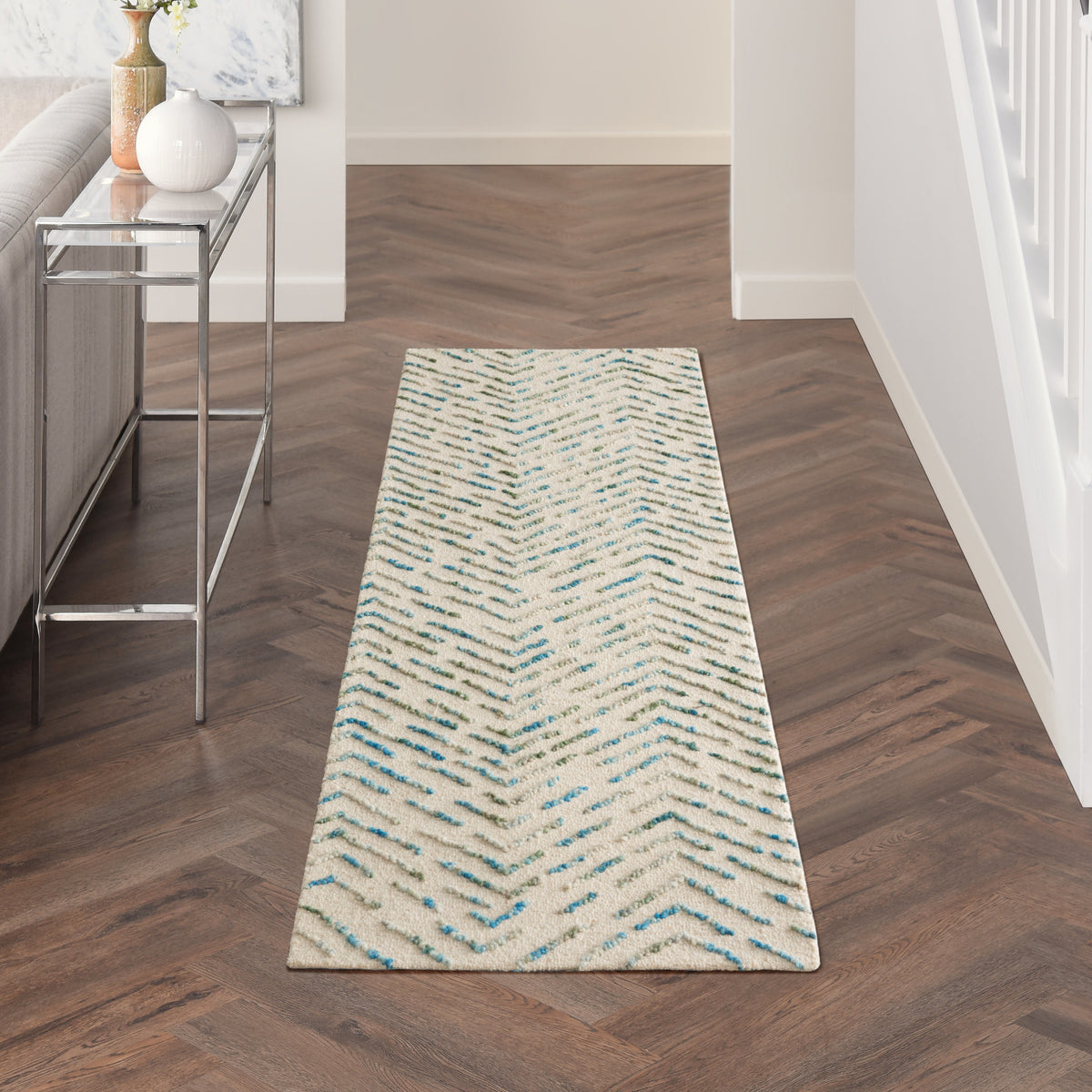 Colorado CLR02 Ivory Green Rug