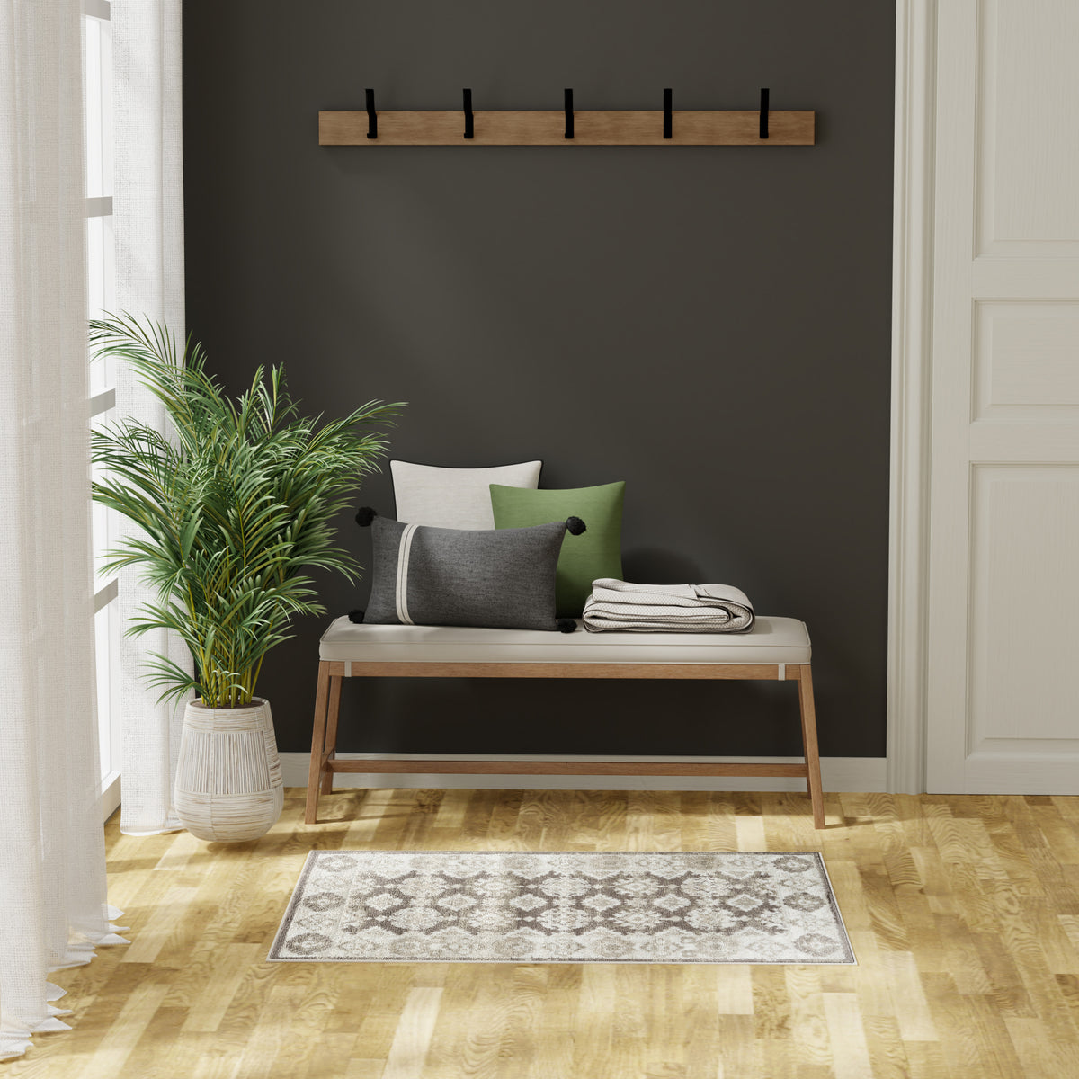 Dekor DEK02 Ivory Brown Rug