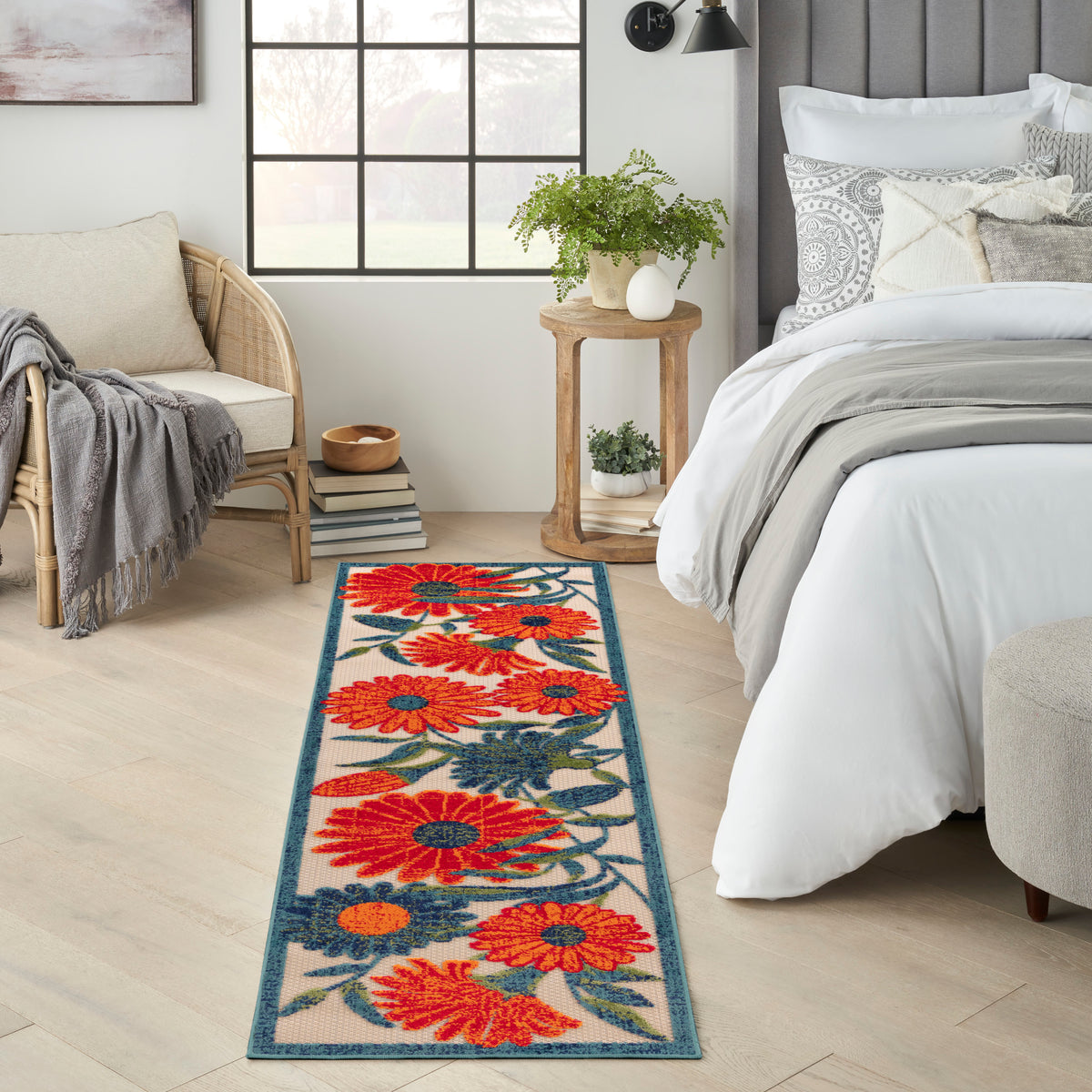 Aloha ALH33 Ivory Multicolor Rug