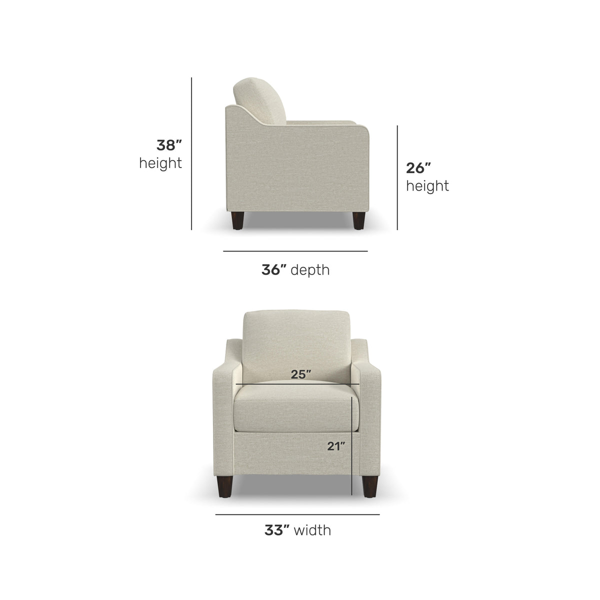 Drew Fabric Chair