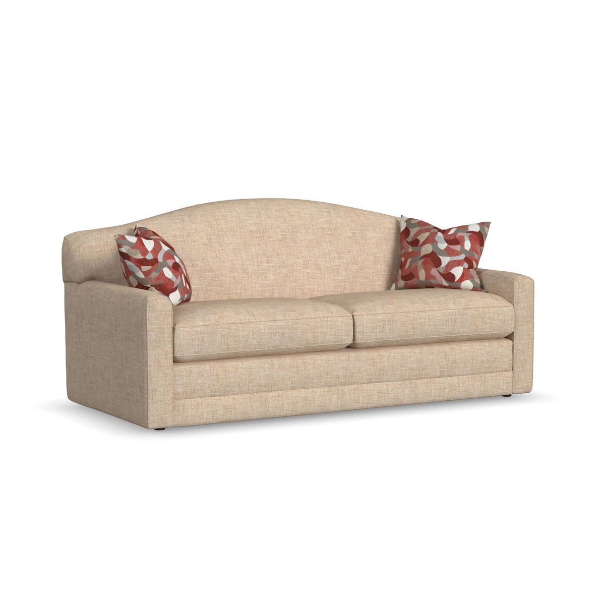 Aggie Fabric Two-Cushion Sofa