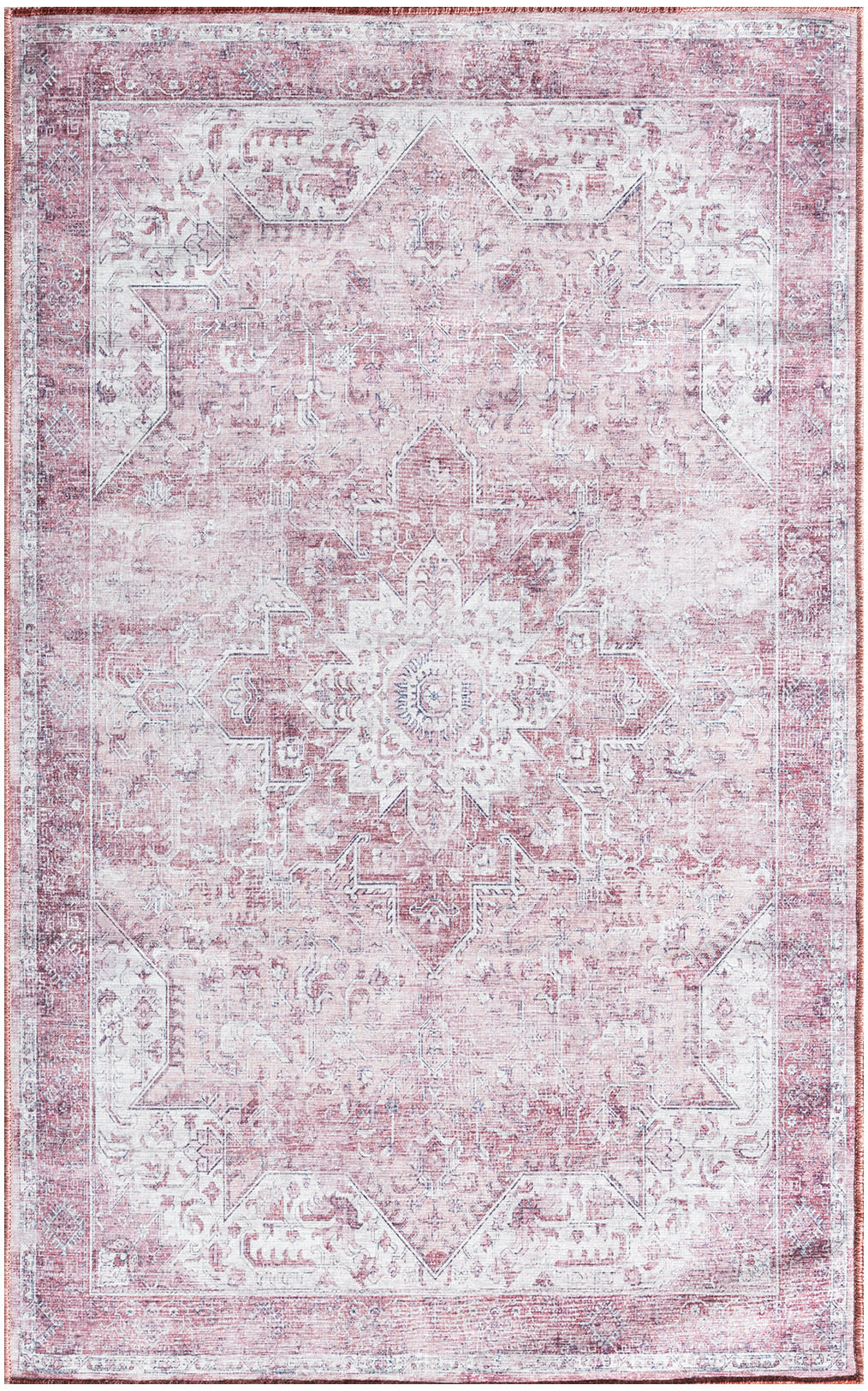 Nourison Washables NWB15 Pink Rug