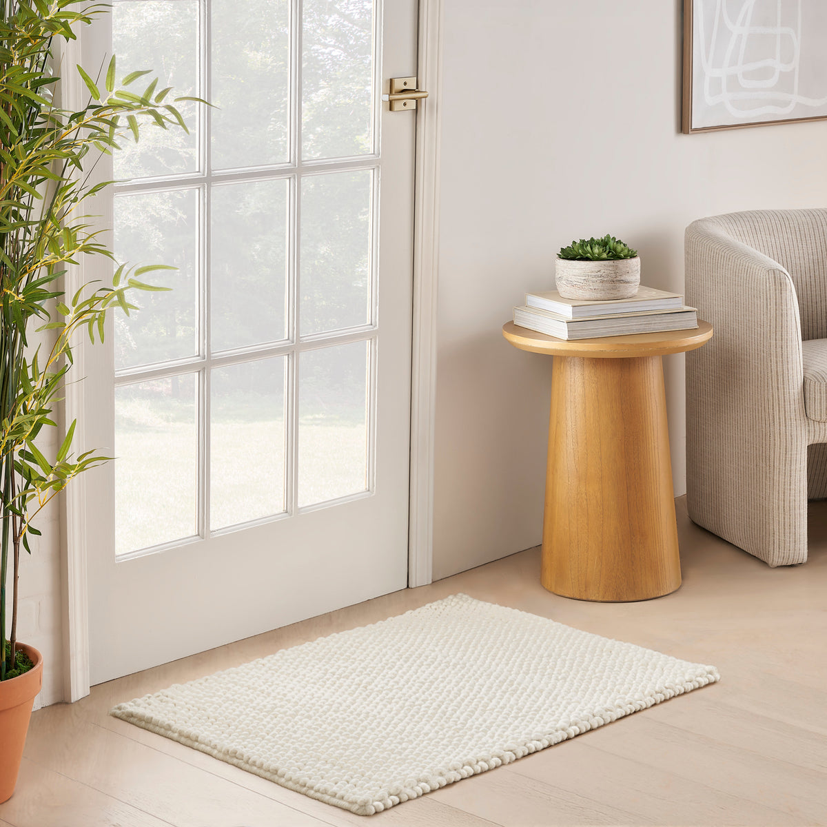 Pure Knots KNT01 Ivory Rug