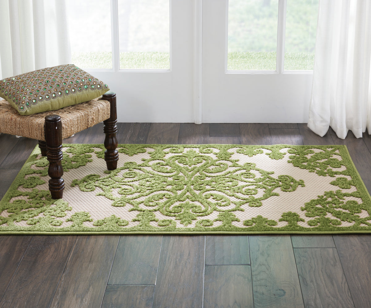 Aloha ALH12 Green Rug