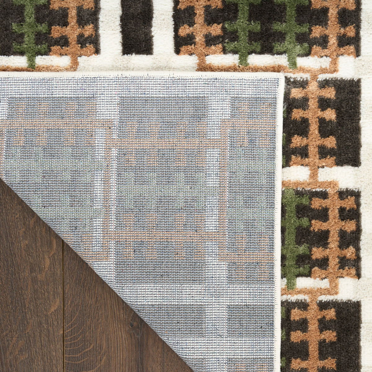 Nordic NRC08 Charcoal Multicolor Rug
