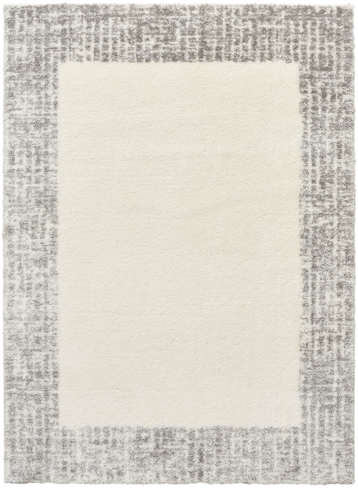 Pacific Shag PCS02 Ivory Grey Rug