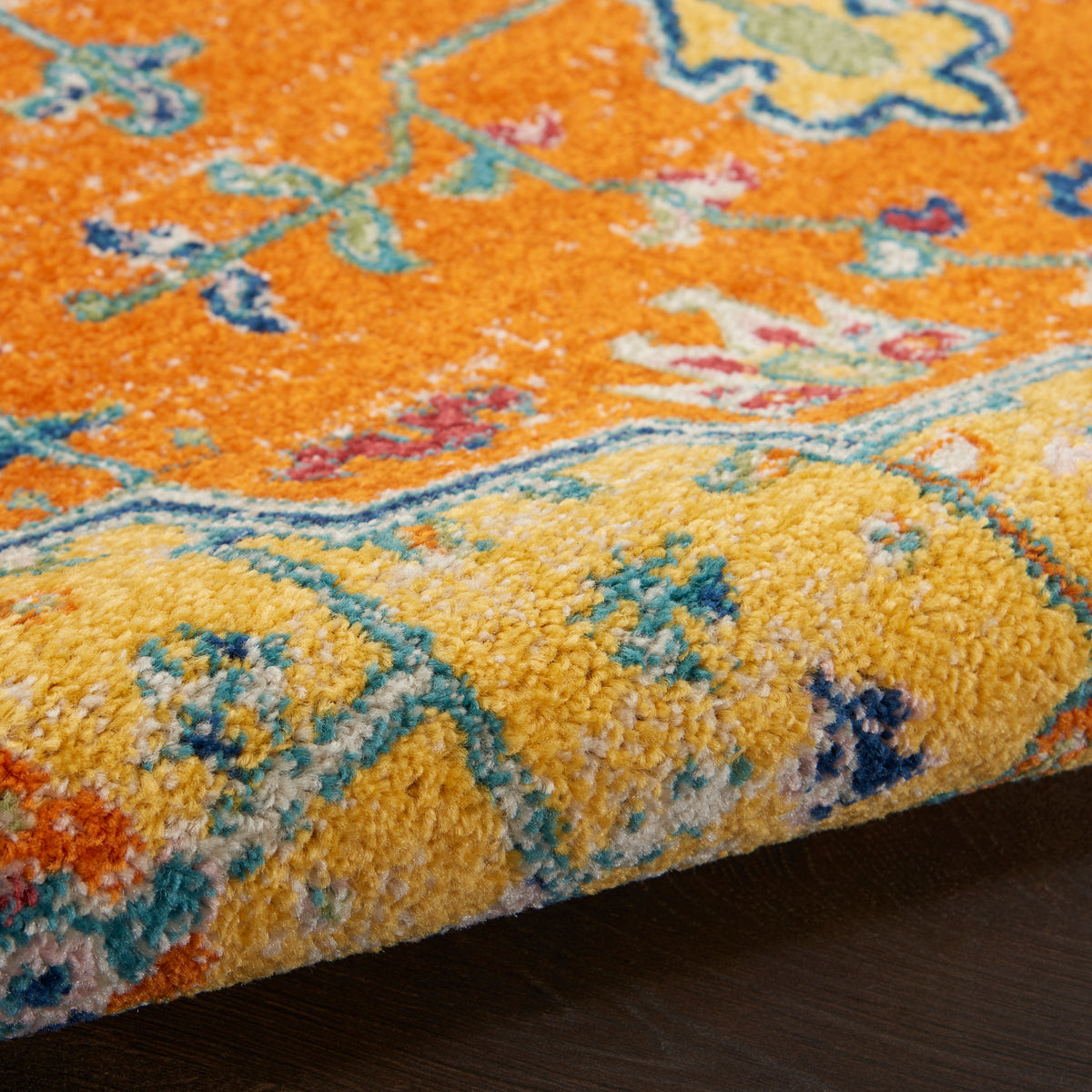 Allur ALR01 Orange Multicolor Rug