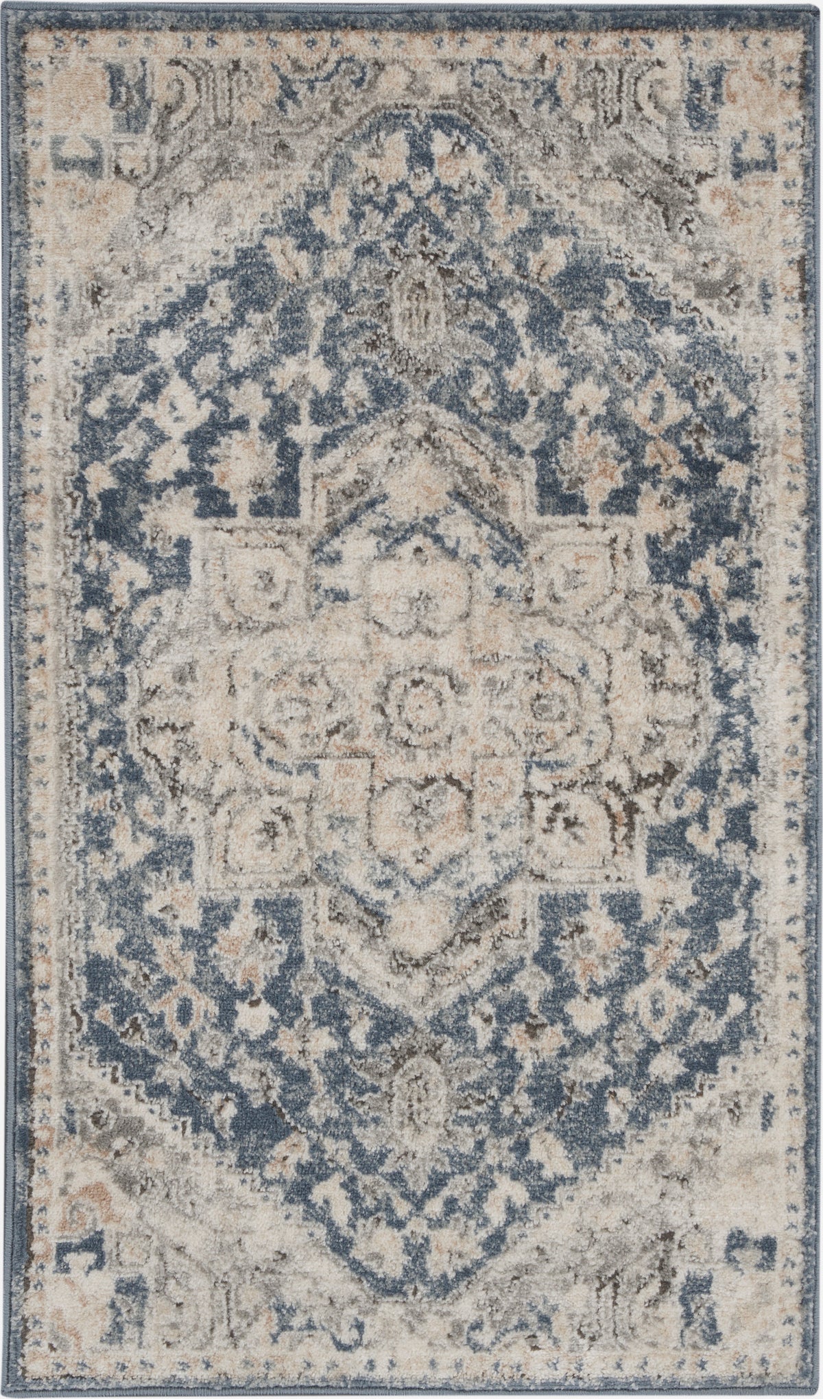 Quarry QUA08 Ivory Blue Rug