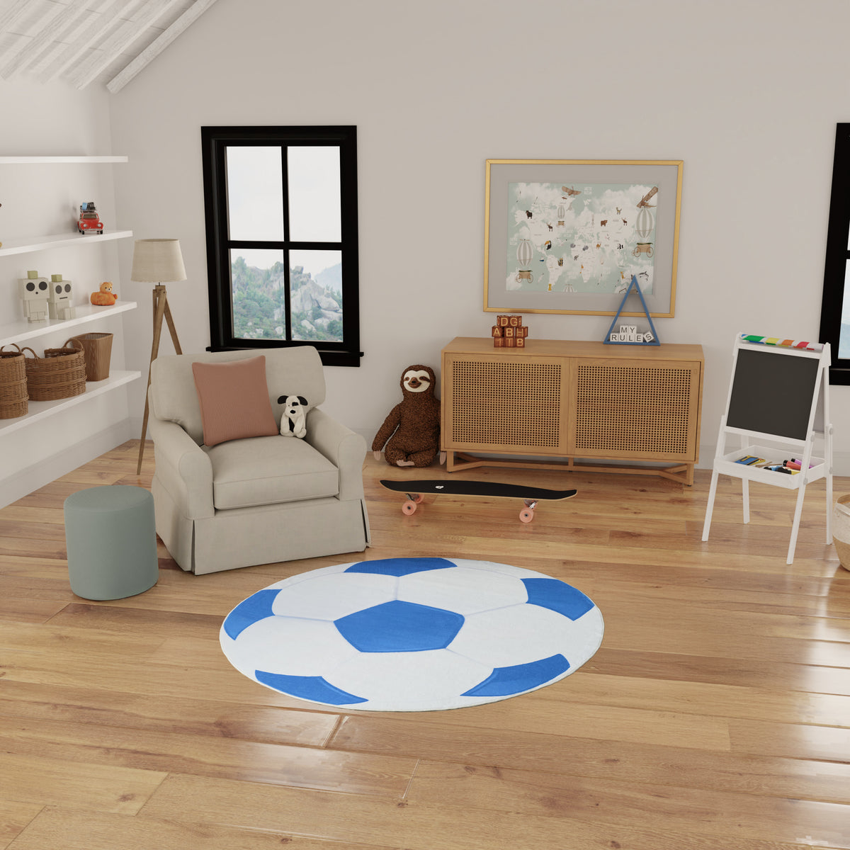 Imagination IMA01 Blue Rug