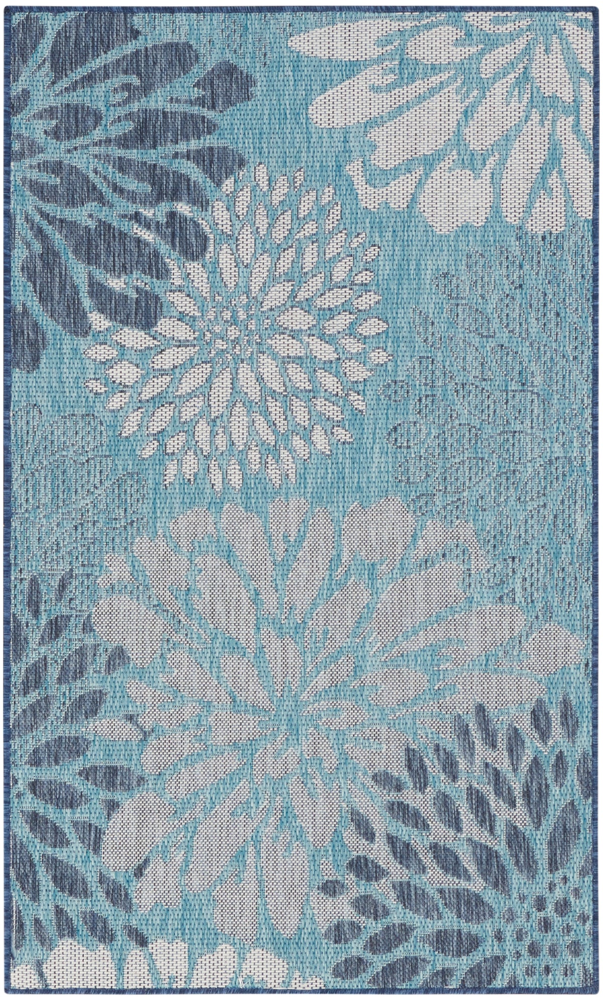 Garden Oasis GOA06 Navy Rug