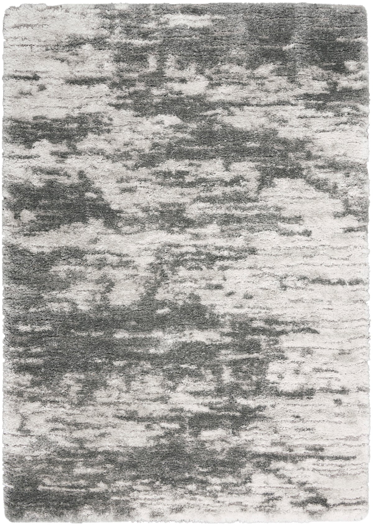 Dreamy Shag DRS02 Charcoal Ivory Rug