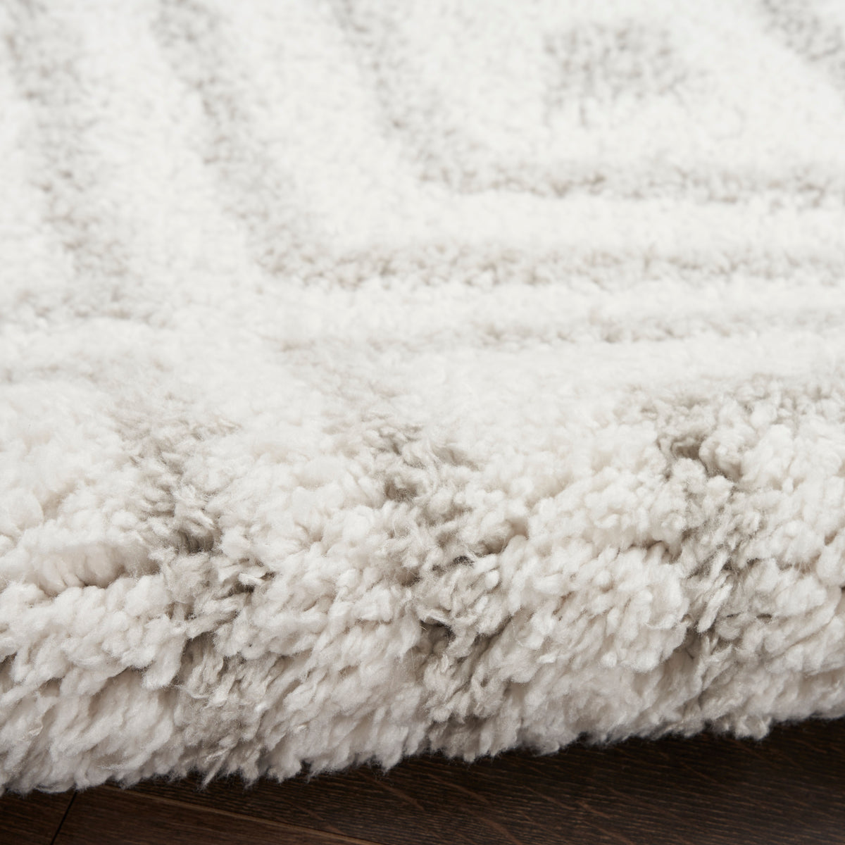 Modern Shag MMD01 Ivory Silver Rug