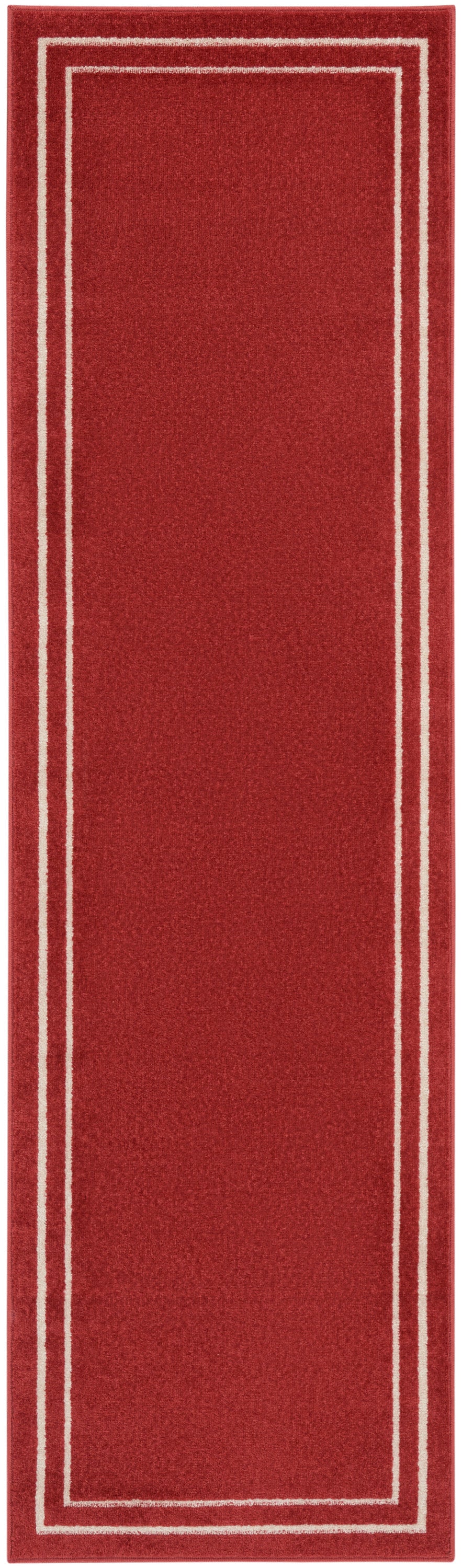 Nourison Essentials NRE02 Brick Ivory Rug