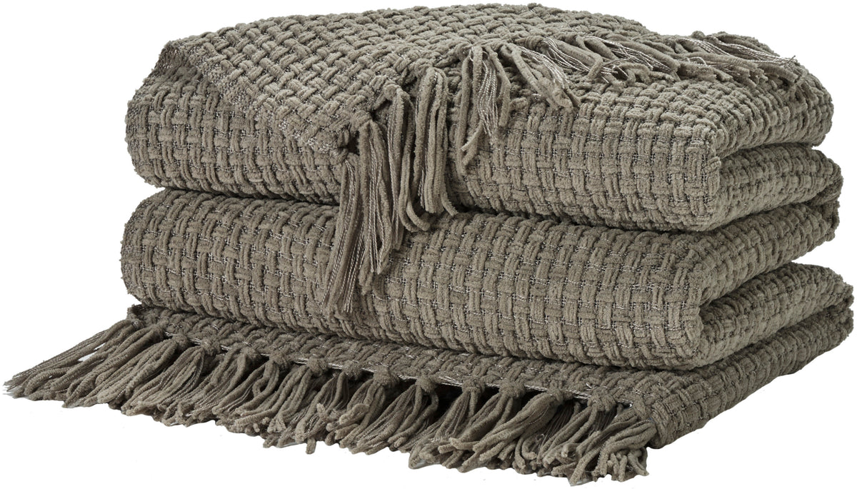 Lifestyle ZH225 Grey 50" x 60" Throw Blankets