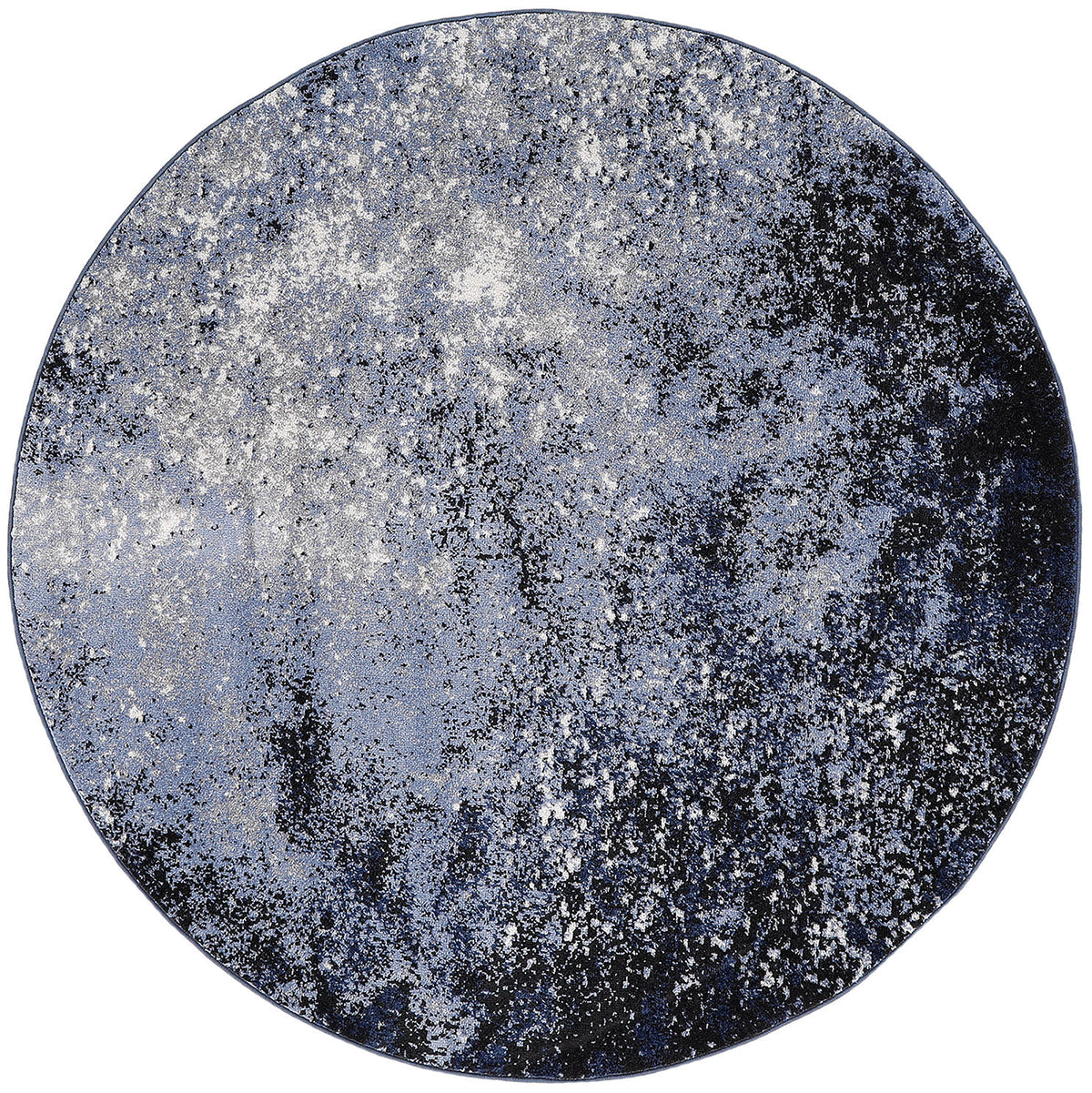Passion PSN10 Light Blue Black Rug