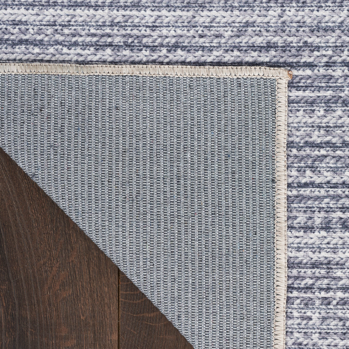 Nourison Washables NWB03 Grey Rug