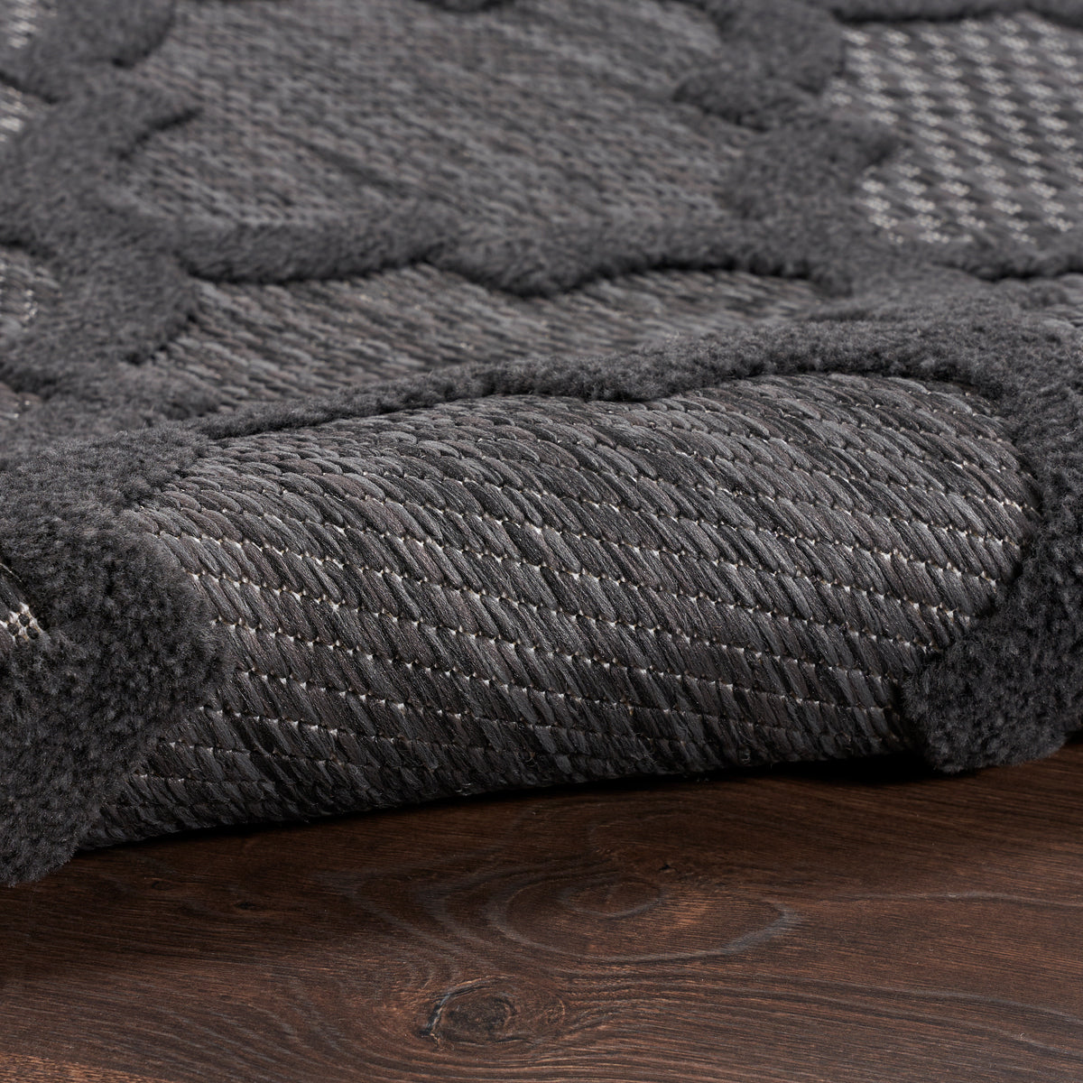 Easy Care NES01 Charcoal Black Rug