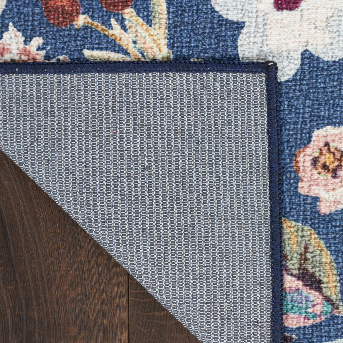 Nourison Washables NWB01 Navy Multicolor Rug