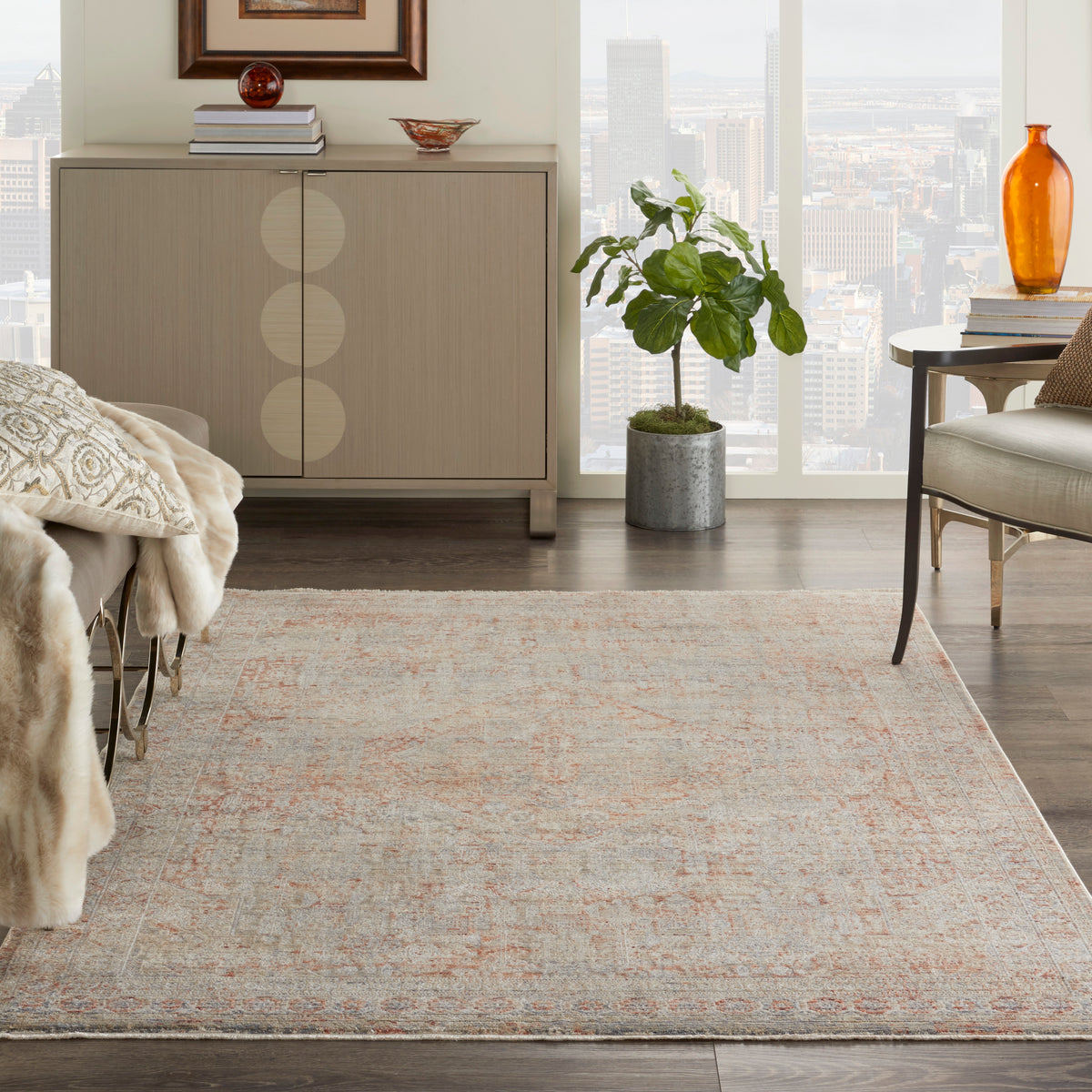 Lustrous Weave LUW02 Grey Brick Rug
