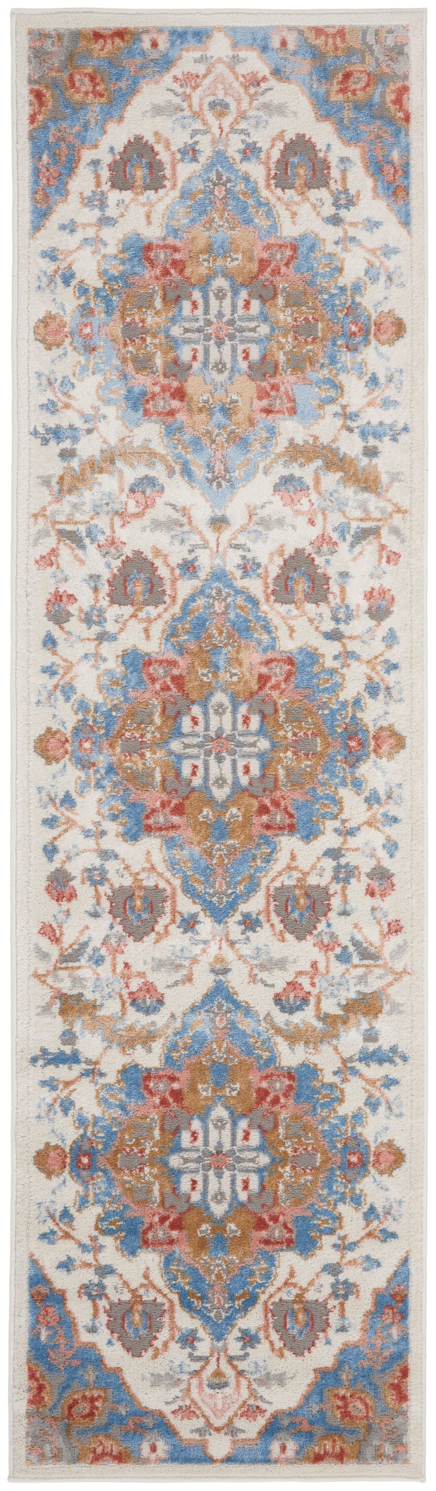 Elation ETN09 Ivory Blue Rug