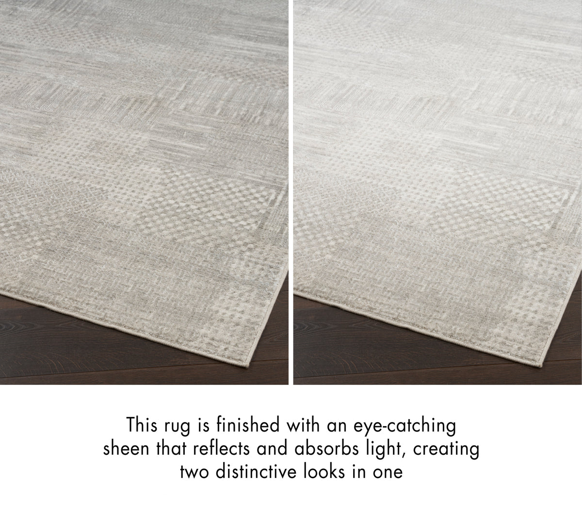 Glitz GLZ09 Silver Grey Rug