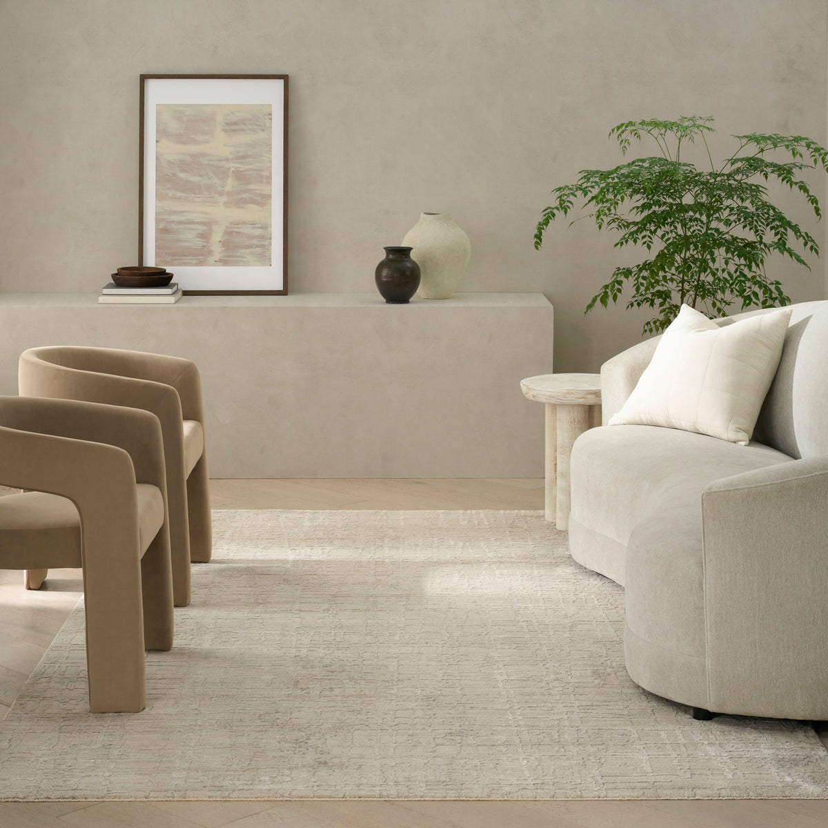 CK090 Latitude LTD01 Ivory Beige Rug
