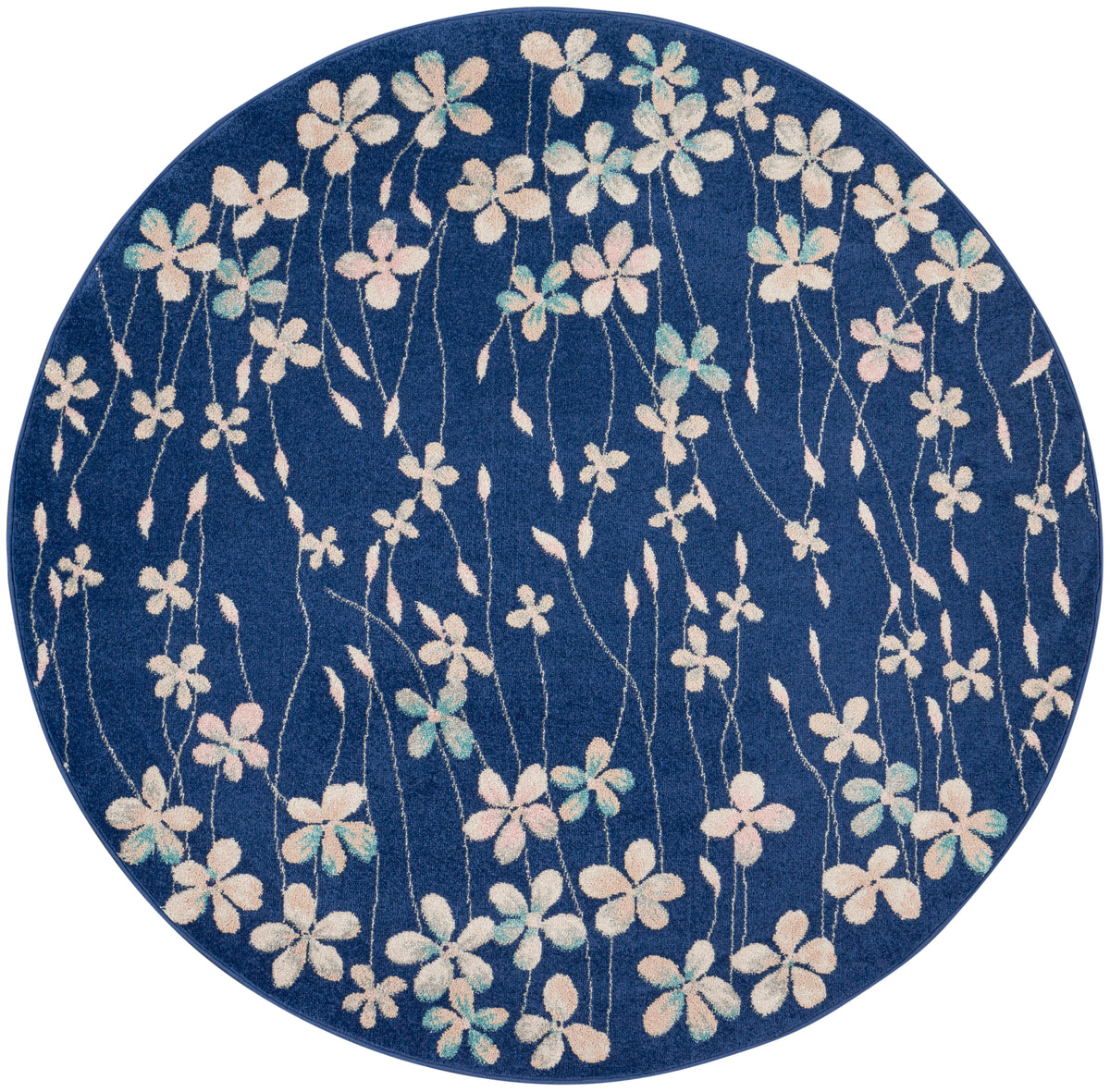 Tranquil TRA04 Navy Rug