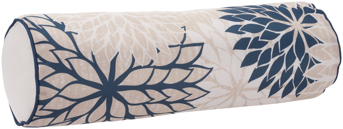 Aloha ALH05 Ivory/Navy 6" x 20" Throw Pillows