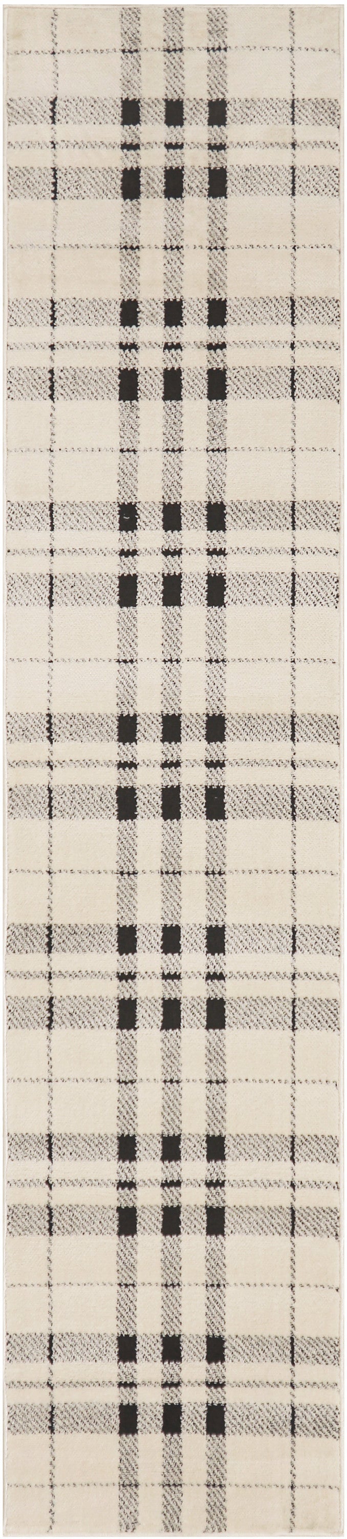 Modern Comfort MNC04 Ivory Black Rug