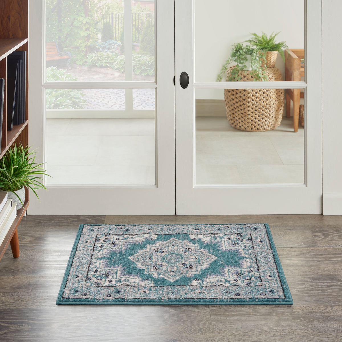 Passion PSN03 Turquoise Grey Rug