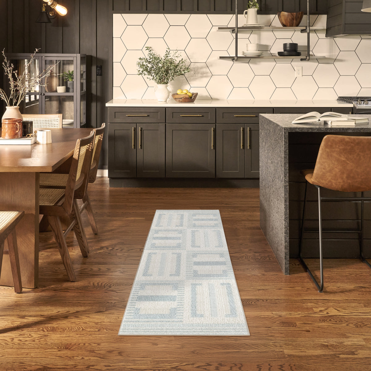Nordic NRC11 Ivory Blue Rug