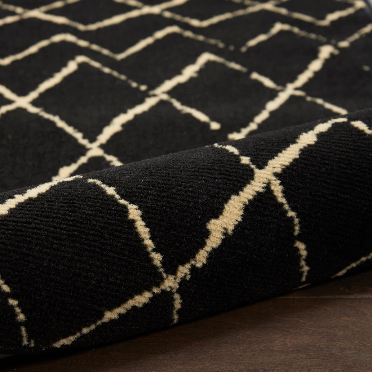 Grafix GRF04 Black Rug