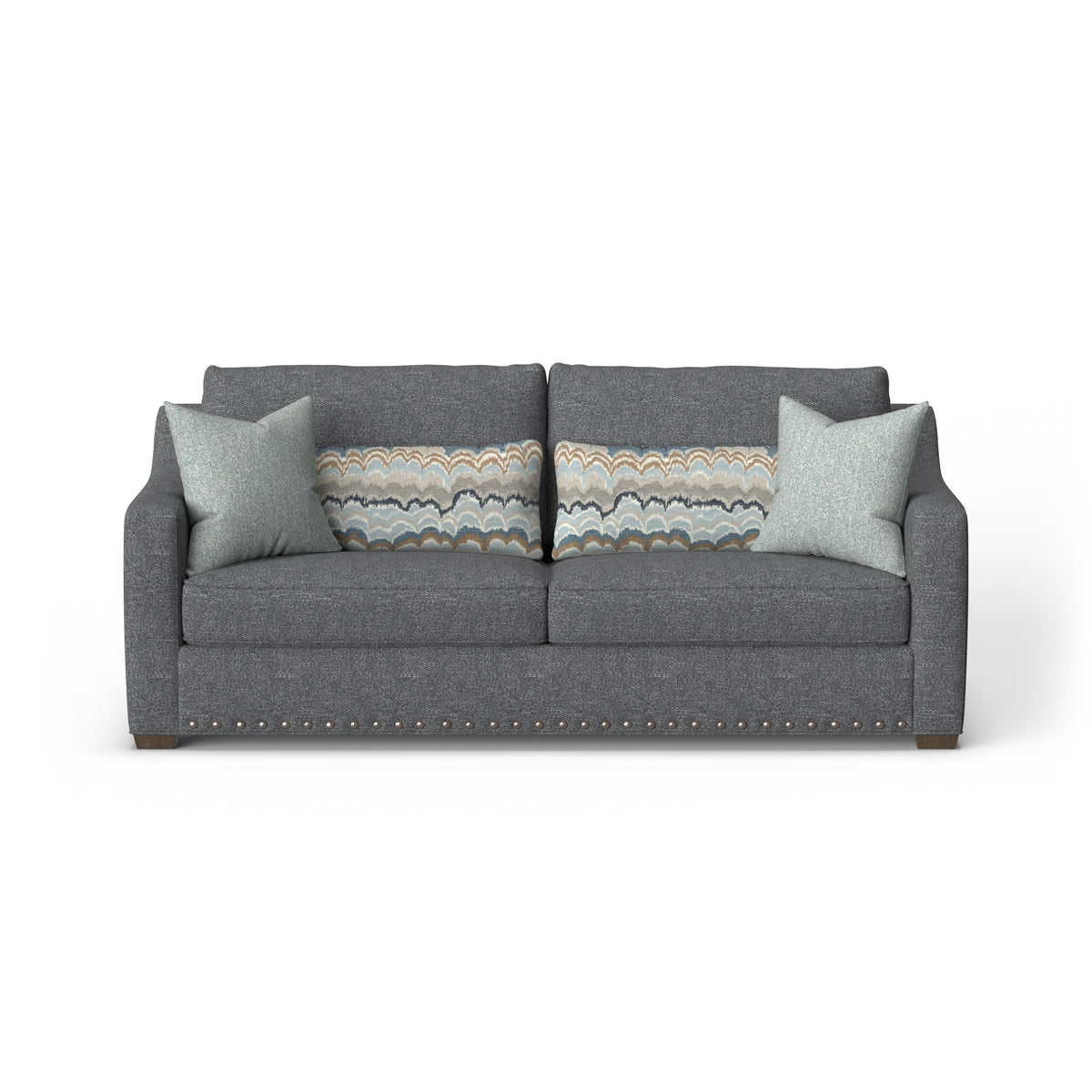 Milo Fabric Two-Cushion Sofa
