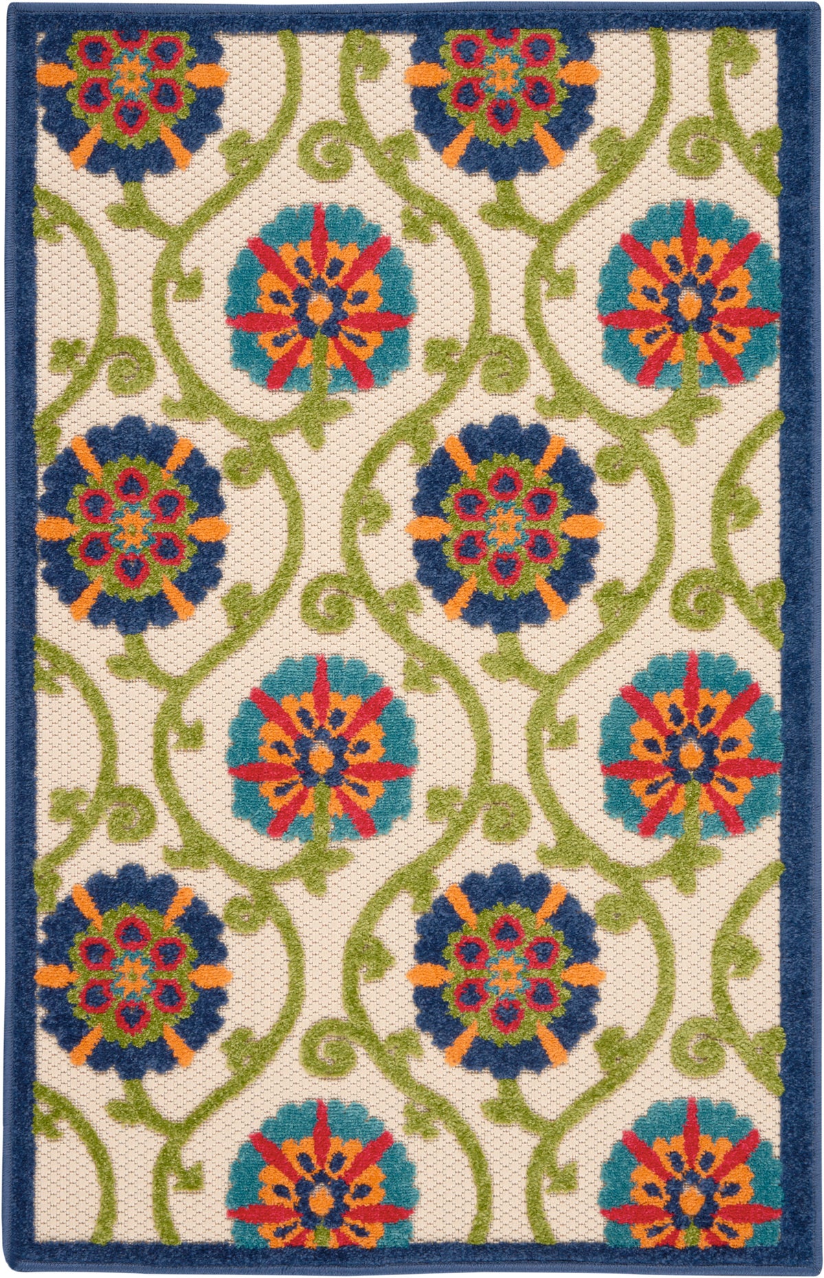 Aloha ALH19 Blue Multicolor Rug